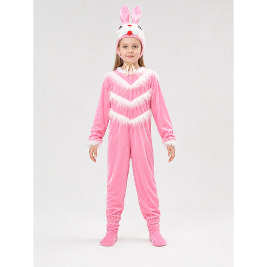 Bunny Hooded Jumpsuit Costume for the Stage