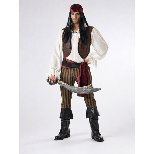 Pirate Costume with Shirt and Vest