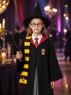 Harry Potter-Style Hooded Robe for Cosplay