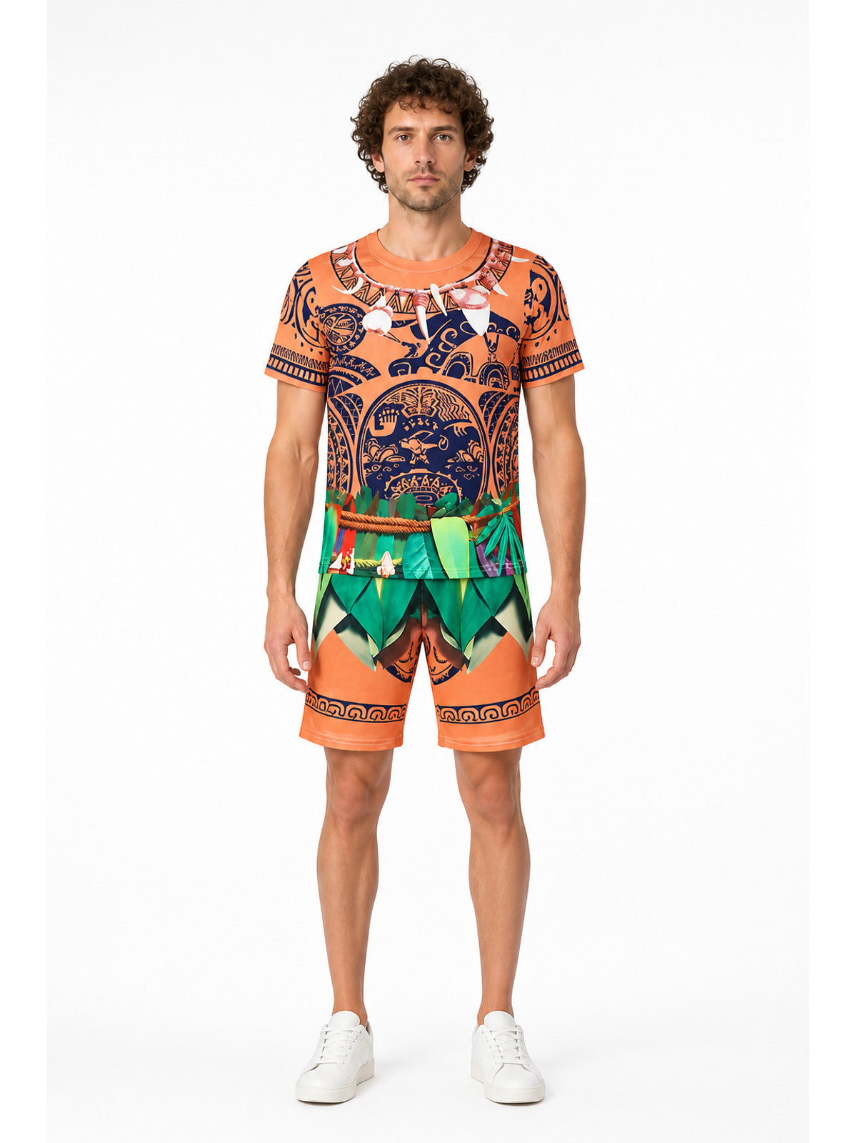 Kids' Moana Maui Costume, T-Shirt and Shorts main product view