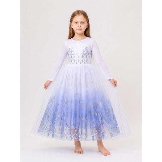 Snowflake Princess Costume Dress for Halloween main product view