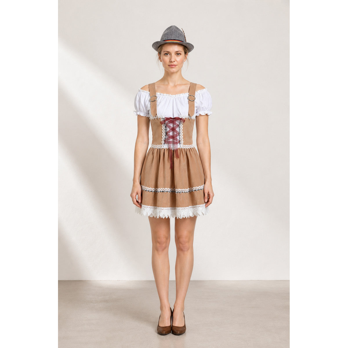 Bavarian Costume: Corset Dress with Hat main product view