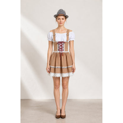 Bavarian Costume: Corset Dress with Hat main product view
