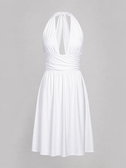 Marilyn Monroe-Style Cosplay Dress on-model view