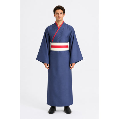 Long Tomoe Cosplay Kimono with Wide Sleeves main product view
