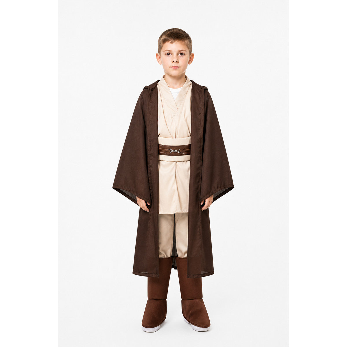 Children’s Jedi Costume with Hood and Cape main product view