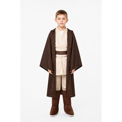 Children’s Jedi Costume with Hood and Cape main product view