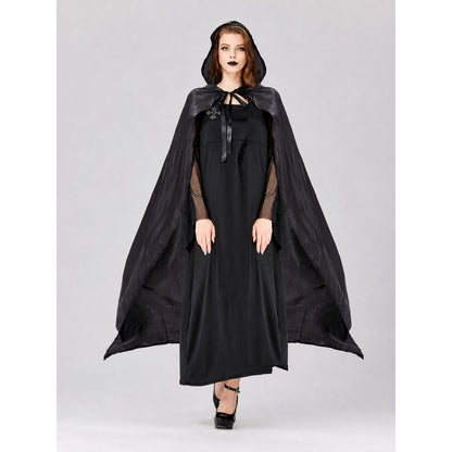 Witch Costume: Hood, Cape, Dress