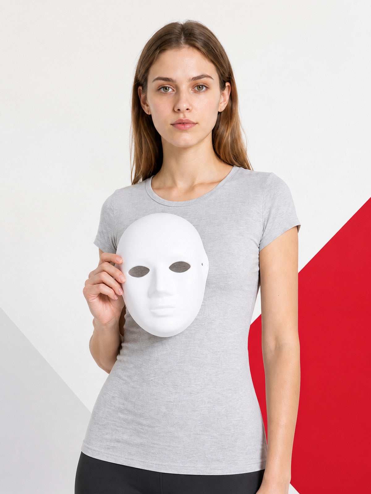 White Carnival Mask for Halloween and Cosplay