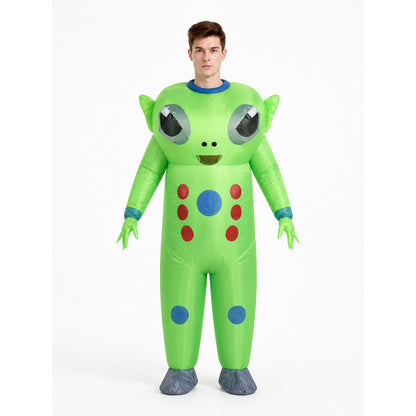 Adult Alien Costume for Halloween front view