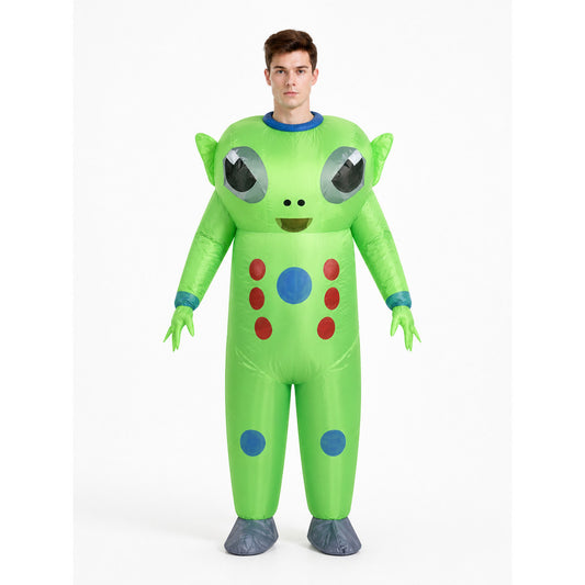 Adult Alien Costume for Halloween front view