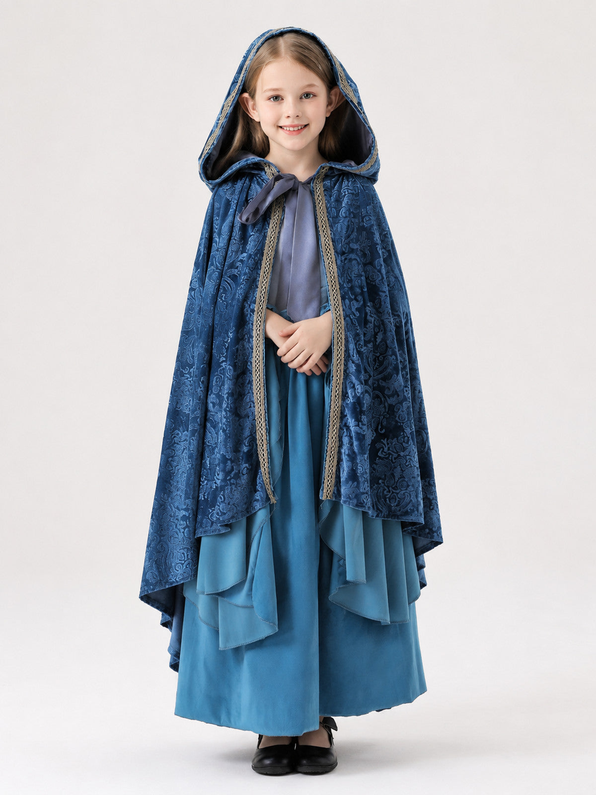 Medieval Hooded Dress for Cosplay and Masquerades main product view