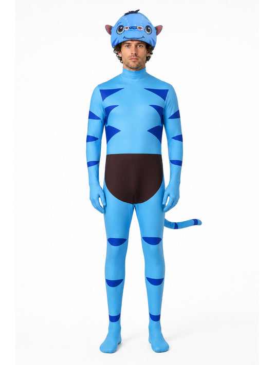 Alien Character Costume, Jumpsuit with Tail main product view