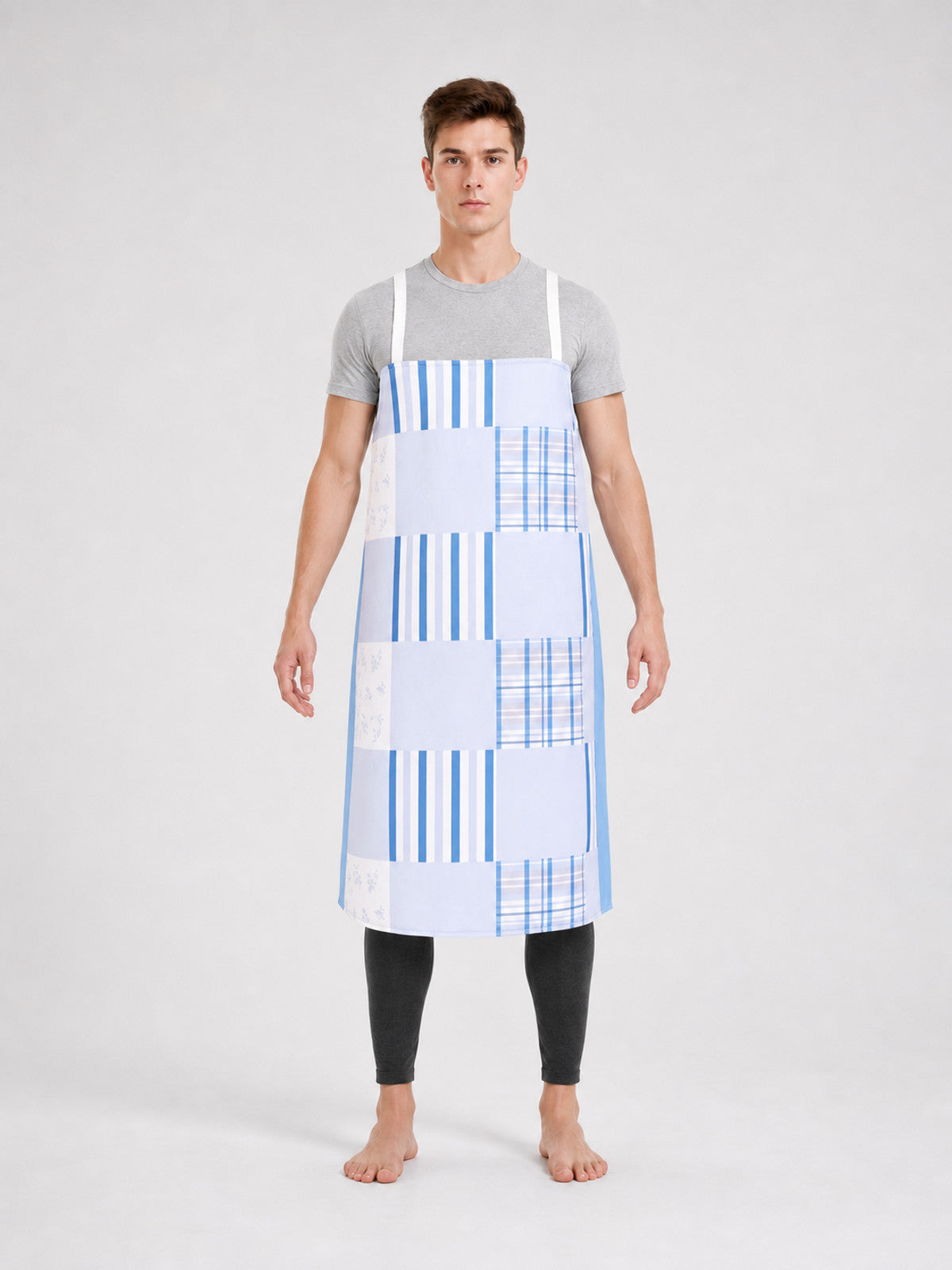 Hospital-Style Apron Costume for Stage Looks front view