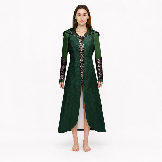 Tariel Cosplay Coat with Hood and Decoration