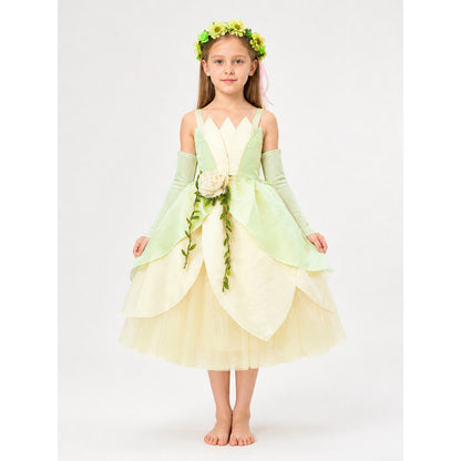 Princess Costume with Flowers for Halloween