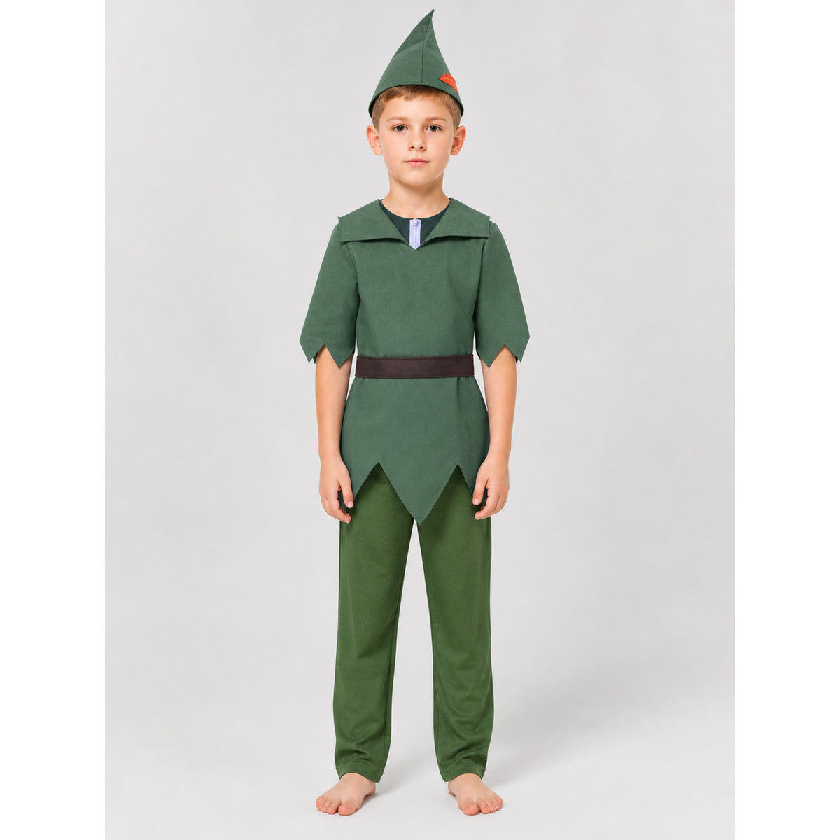 Peter Pan Cosplay Costume with Hat and Belt