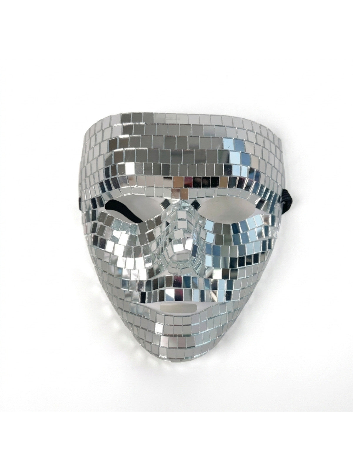 Masquerade Ball Glitter Mirror Face Mask Full Face Male Adult Night Club Mask