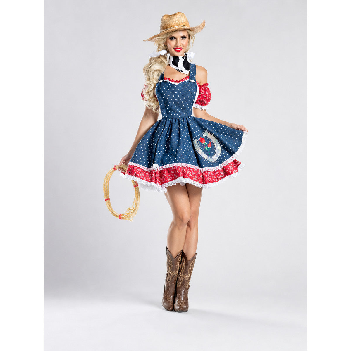 Western-Style Cosplay Dress with a Full Skirt