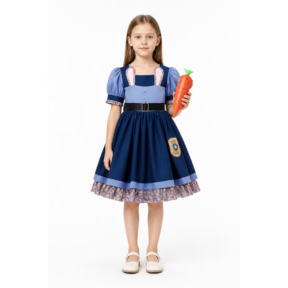 Judy Hopps Kids' Police Costume with Carrot main product view