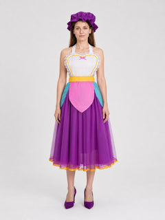 Beauty and the Beast Cosplay Costume: Dress and Apron