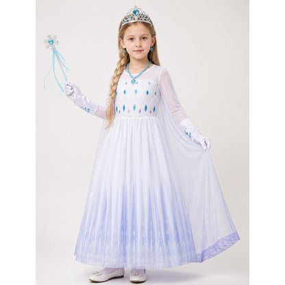 Snow Queen Carnival Costume for Halloween main product view