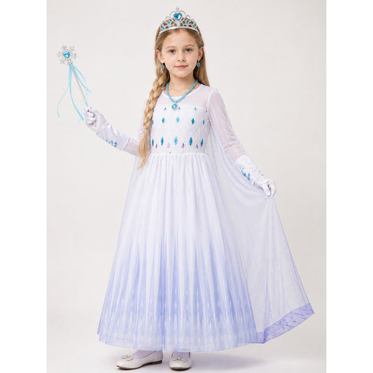 Snow Queen Carnival Costume for Halloween main product view