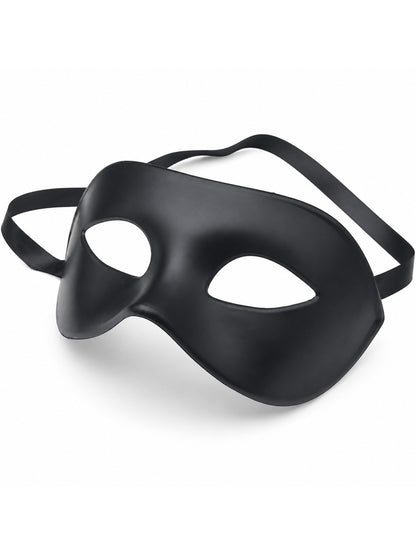 Elegant Black Masquerade Mask Set Perfect for Venetian Party Mardi Gras and main product view