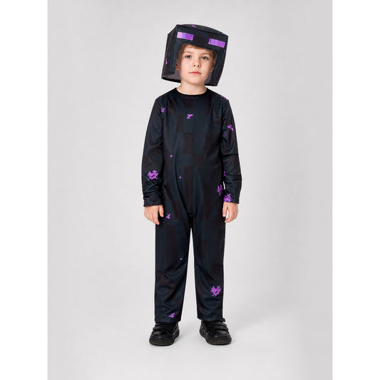 Minecraft Character Cosplay Costume, Black