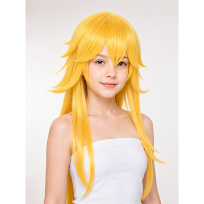Golden Carnival Wig for Halloween and Cosplay main product view