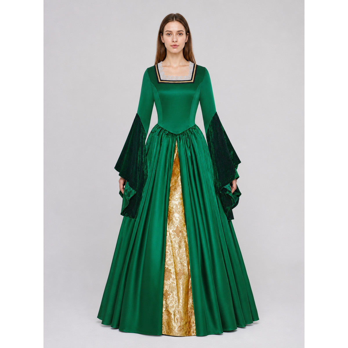Full-Skirted Tudor-Style Cosplay Dress
