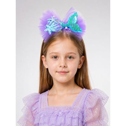 Mermaid Bow Carnival Headpiece for Halloween main product view