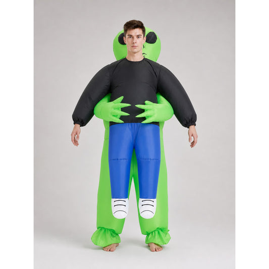 Inflatable Costume: Unicorn, Shark, or Alien front view