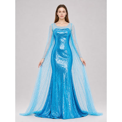 Fairy Tale-Style Costume Dress for Cosplay and Stage front view