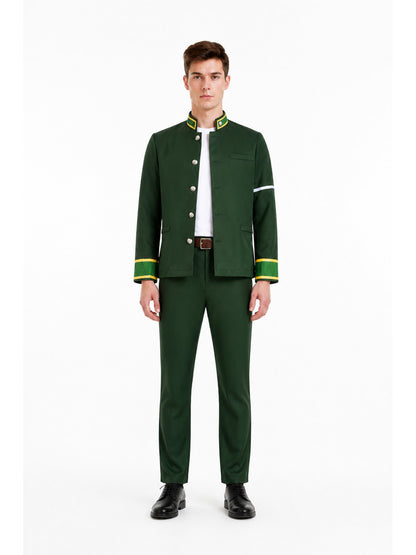 Cosplay School Uniform Costume Blazer Shirt Pants