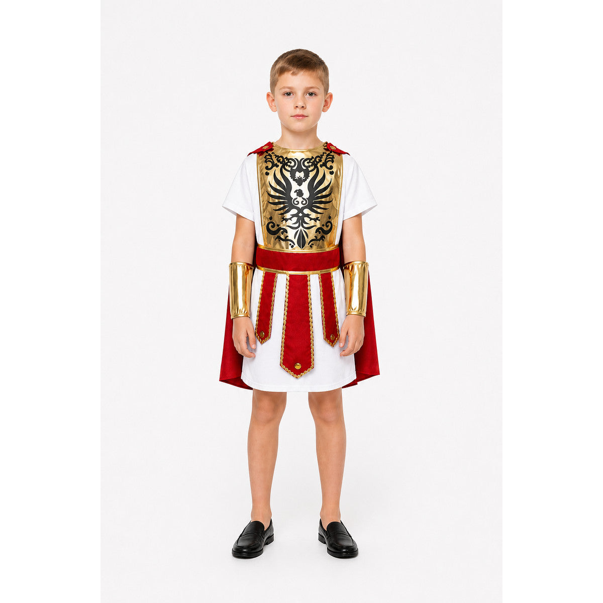 Roman Warrior Costume with Cape and Breastplate main product view
