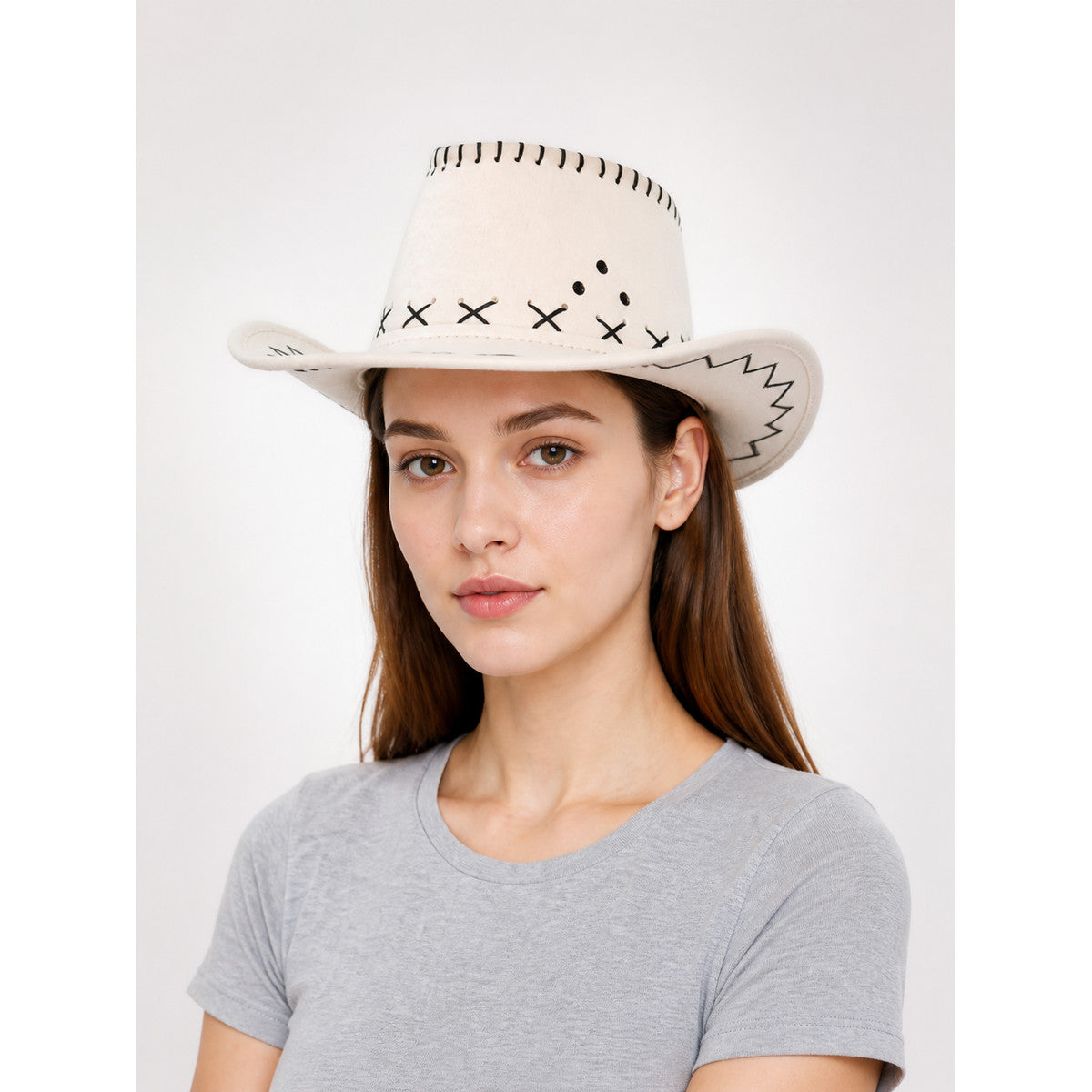 Carnival Cowboy Hat, Wide-Brimmed, Tall-Crowned main product view