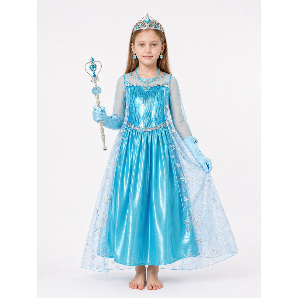 Snow Queen Costume for Halloween and Cosplay