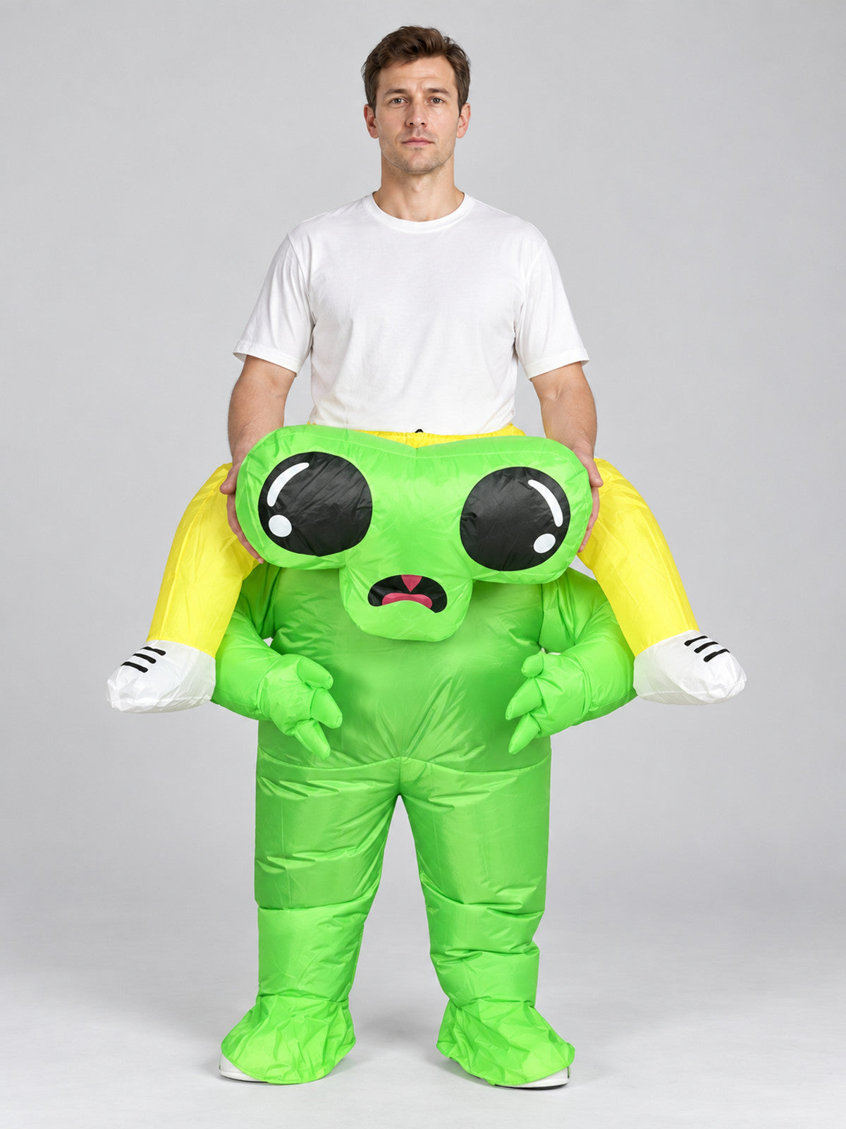 Inflatable Alien Costume with Big Eyes