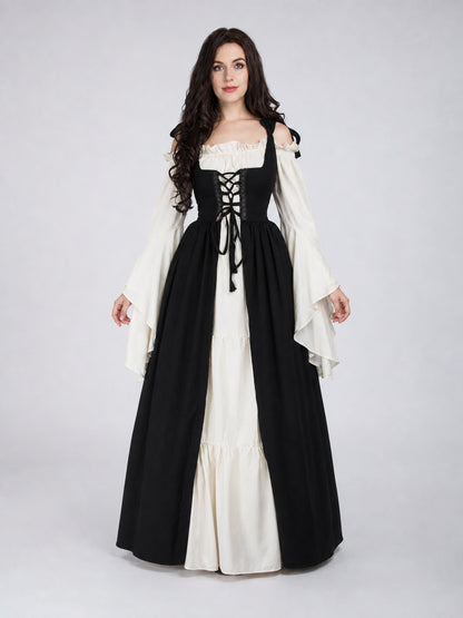 Gothic Costume in Medieval Style, Black