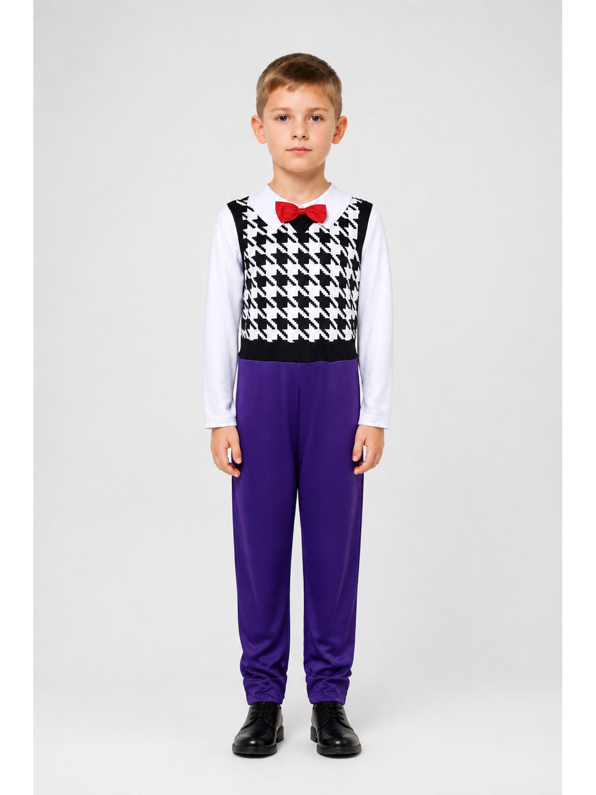 Inside Out 2 Jumpsuit Costume with Purple Head and Butterfly main product view