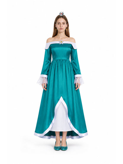 Princess Costume Dress with Crown and Accessories main product view