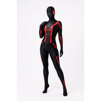 Halloween Cosplay Costume Jumpsuit with Hood