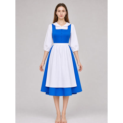 Maid cosplay dress with apron front view