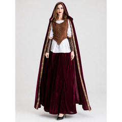 Little Red Riding Hood Costume with Cape and Skirt for Stage