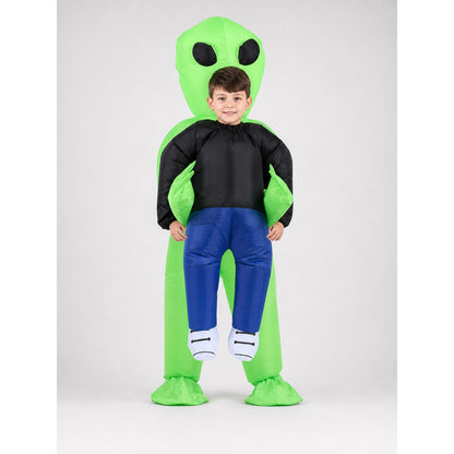 Inflatable Alien Costume for Parties on-model view