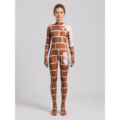 Chameleon Carnival Costume — One-Piece Jumpsuit