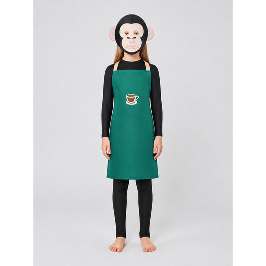 Monkey Costume with Apron and Ears on-model view