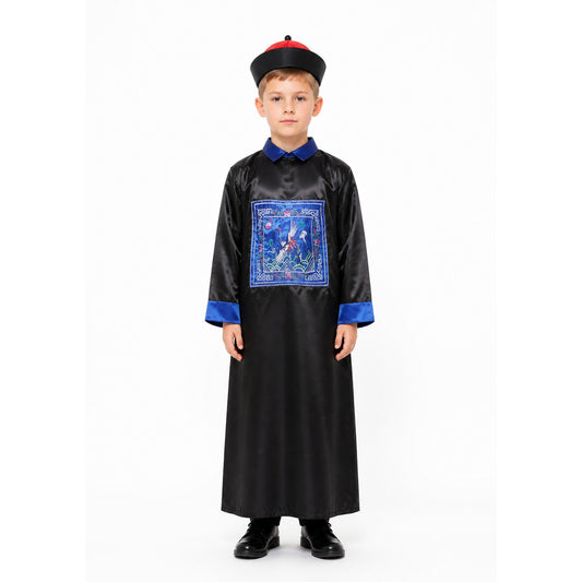 Long Hooded Zombie Costume for Halloween main product view