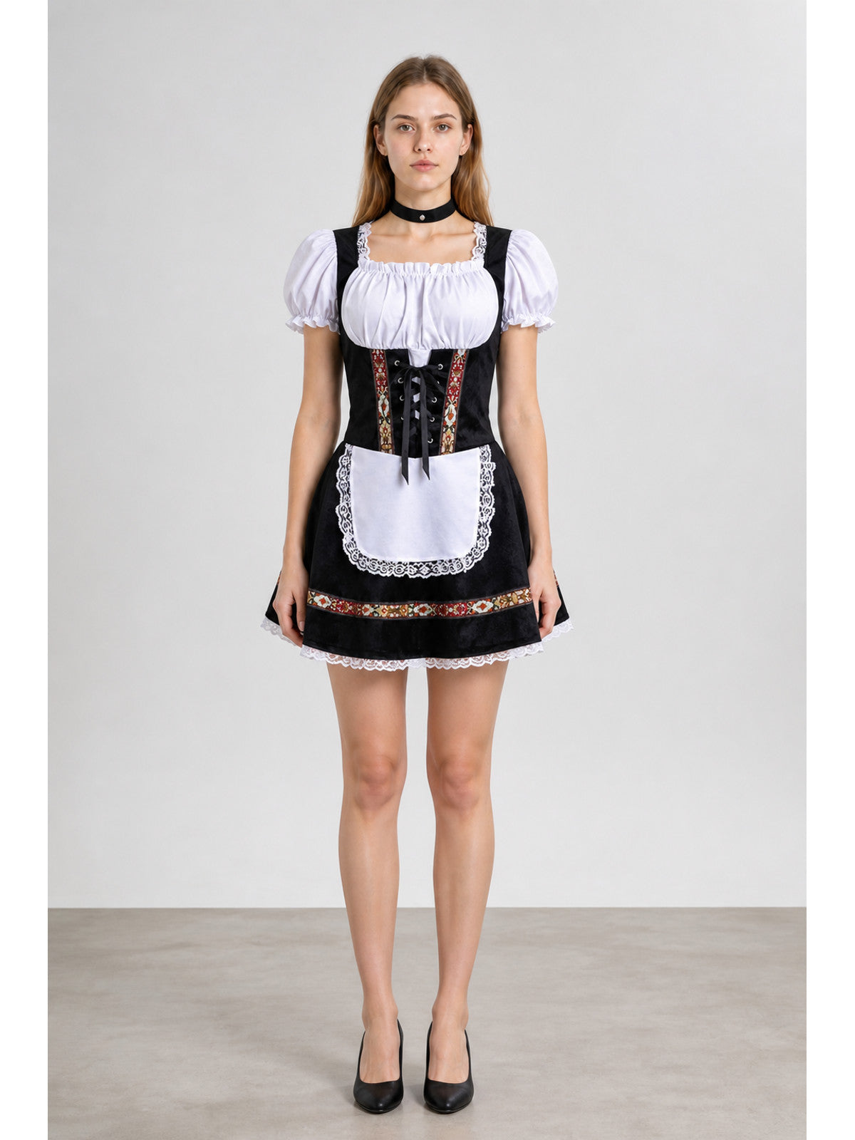 Bavarian Festive Dress with Apron and Lace main product view